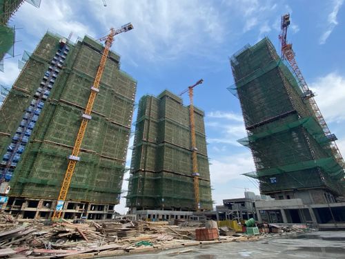 美好如約 漸入 家 境 一區單體住宅全面驗收中 工程掃尾倒計